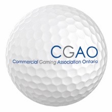Golf ball with CGAO logo